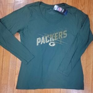 NFL Green and Gold Long Sleeve Tee
